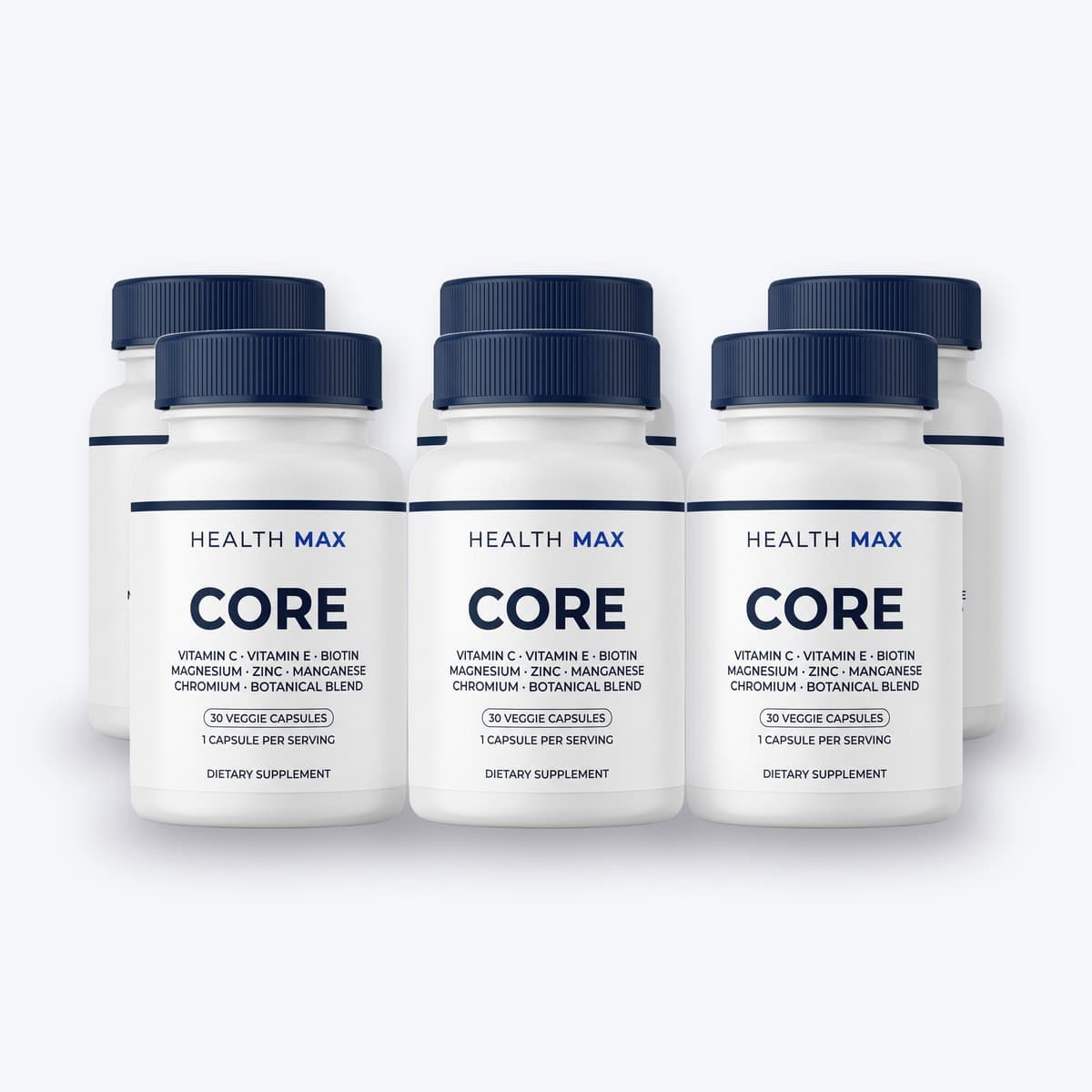 Health Max Core, 6 bottles, 30 capsules each